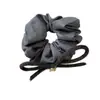 Scrunchie de Cetim Simples Estilo Coreano Novo Versátil Elástico para Cabelo Corda para Coque Acessório de Cabelo Elástico
