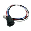 Conector Fêmea à Prova d'Água Tipo-C com Plug de Pressão Direta Injetado com Cola, Tipo de Fio Soldado Porta de Carregamento Typec2P/4P Conector USB USB