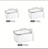 Cesta de drenaje de doble capa y caja de conservación de alimentos, contenedor de almacenamiento de cocina de gran capacidad para uso doméstico, caja selladora para refrigerador y congelador, cesta de drenaje y caja de conservación de alimentos
