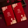 Sobre Rojo para Boda Grande, Mediano y Pequeño Set con Palabras Felices Mini Sobre Rojo Bloqueador de Puerta Bolsa de Papel para Sobre Rojo de Boda Nuevo