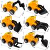 Mini conjunto de brinquedos de carro de engenharia carro de engenharia deslizante escavadeira trator carro de brinquedo criativo brinquedo de menino