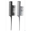 Peine para peluquería Wan Mei, peine para el cabello, suministros para teñir el cabello, peine de salón con cola puntiaguda y múltiples dientes.