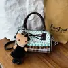 Laço Doce Novo Estilo 2026 Renda da Moda Bolinhas Elegante Bolsa de Ombro Único Bolsa de Axila para Mulheres