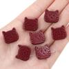 Cuentas de Acrílico con Cabeza de Gato Galleta de Dibujos Animados 17x16mm Hechas a Mano para Pulseras DIY Cuentas Sueltas Accesorios