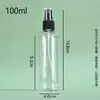 En stock para venta al por mayor 10ml 20ml Botellas de spray transparentes de PET, botellas dispensadoras de plástico, botellas de plástico vacías, botellas de spray pequeñas