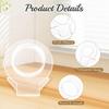 12 Peças de Acrílico Pulseira Pulseira Armazenamento Rack Pulseira Exibição de Armazenamento Para Casa Loja