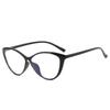 Nuevo Estilo Mismo que las Celebridades de Internet Marco de Gafas Forma de Triángulo Ojo de Gato Mariposa Spice Girl Se Puede Equipar con Marco para Miopía Domentum Luz Plana Anti-luz Azul