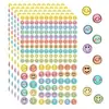 166 Pegatinas/Paquete de Pegatinas de Expresión de Macarrón Adecuadas para Diarios, Álbumes de Recortes, Agendas, Sobres y Envoltura de Regalos