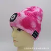Gorra con Auriculares Bluetooth de Iluminación LED Transfronteriza, Gorro de Punto Cálido para Hombres y Mujeres con Ala Ancha e Iluminación, Accesorio de Gorra de Ala Ancha