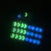 Celebridad de Internet Arte de Uñas Joyería Luminosa Estrellas Luna Estrella de Cinco Puntas Hielo Fluorescente Transparente Diamante para Uñas Decoración de Cielo Estrellado Accesorios DIY