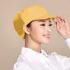 Gorro de chef, gorro a prueba de polvo, gorro anti-caída de cabello con impresión personalizada, gorro de malla, gorro de trabajo con visera para taller de fábrica, gorro de cocina