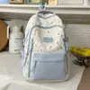 Nova Mochila Estilo Ins Academy Leve Bonita para Alunos do Ensino Fundamental e Médio Doce Casual Alta Aparência Mochila