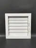 Ventana de Ventilación Exterior Manualmente Ajustable de Aleación de Aluminio con Persianas Regulables de Cierre y Persianas de Enlace a Prueba de Lluvia