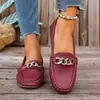 Zapatos mocasín de punta redonda y corte bajo para mujer, estilo coreano, nuevos para el otoño de 2026, de cruce transfronterizo europeo y americano, de tacón bajo, suela plana, cómodos y casuales