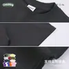 Camiseta Masculina Ckx Série Cor Nevoeiro Manga Curta Algodão Puro Grau 7A Tecido Funcional Antibacteriano Camiseta Lisa de Manga Curta