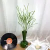 Planta Artificial Verde de Cuentas Largas Estilo Bosque Vaina de Guisante Decoración de Techo de Boda Decoración Suave Material de Flor Eterna