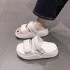 Pantuflas de Sentir Suela de Plataforma para Hombre y Mujer Zapatos de Moda de Verano Moda Deportes al Aire Libre Hogar Sandalias Dos Usos Sandalias de Playa
