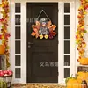 Péndulo de Puerta de Madera para Acción de Gracias en Turquía Corona de Madera de Otoño para Acción de Gracias Péndulo para Entrada Exterior Artesanías Transfronterizas