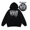 Sudadera con Logo de Pedrería Personalizado, Transferencia de Calor, Cristal, Perla, Diamante, Sin Cordón, Sudadera Pullover