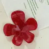 Directo de Fábrica Atmósfera Primavera/Verano Brillo Fino Acetato Flor de Cinco Pétalos Parches Hechos a Mano Accesorios para el Cabello Materiales DIY En Stock Personalizado