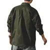 Camisa de trabalho pesada estilo retrô americano para homens, nova jaqueta de caça resistente com corte solto para homens, primavera de 2026, primavera e outono