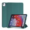 Para iPad 12.9 Pro 11 Air3 10.2 Air5 10.9 Cubierta Protectora Triple con Ranura para Lápiz con Sensación de Piel