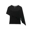 Ins estilo europeo y americano 2026 nueva moda temperamento ropa de mujer capa de transporte chal chaleco elástico irregular