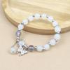 Pulseira Sino Fresco pulseira de estudante estilo ins design nicho amigas mesmo estilo Pulseira de menina com contas Lua
