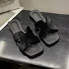 Pantuflas casuales para exteriores, sandalias planas de uso diario, chanclas de moda de gamuza con una sola tira y puntera cuadrada para mujer, estilo francés, con tacón oculto, antideslizantes