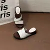 Sandalias de Mocasín para Mujer para Uso en Exteriores, Modernas y Sencillas, Estilo Playa de Punta Abierta, Nuevas Pantuflas Retro Temporada 2026, Versátiles