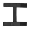 Muñequera de comedor de estilo sencillo con correas laterales para evitar el movimiento, correa para utensilios auxiliares para cucharas y tenedores para prevenir derrames