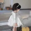 Verão 2026 Novo Estilo Vestido Princesa para Menina de Um Ano Vestido de Aniversário Daminha Sessão de Fotos Vestido de Cem Dias