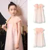 Saias Infantis Balabala Vestidos Infantis 2024 Novas Roupas de Verão Crianças Grandes Estilo Chinês Saia de Renda Doce Princesa