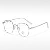 8751 librito rojo Mismo estilo Celebridad de Internet retro metal polígono montura de gafas al por mayor moda casual estilo sencillo gafas
