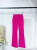 Calça Esportiva Uarun Feminina de Cintura Alta Flare, Justa, Alta Elasticidade, Sensação de Pele Nua, Calça de Corrida e Yoga de Cintura Alta