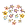 Colgante con forma de estrella y corazón de acero inoxidable pintado Estilo crema para manualidades Colgante Colgante Collar Pulsera Accesorios de Joyería Venta al por mayor