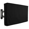 Funda para TV colgante de exterior caliente transfronteriza tela Oxford 210D negra recubierta de plata impermeable y a prueba de polvo para exteriores