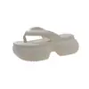 Net Infrarrojo Desgaste Nuevo Suela Gruesa EVA Chanclas Pantuflas Verano Suela Gruesa Playa Elevada Ropa Exterior Moda