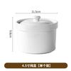 Olla para estofado a prueba de agua para el hogar, olla para estofado, olla para estofado tipo nido de pájaro, olla para estofado de tamaño pequeño, tazón para huevos al vapor con tapa, venta al por mayor creativa