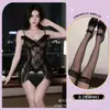 Sexy falda de malla de encaje de alta gama para mujeres jóvenes, lencería coqueta e íntima, camisón transparente de pura tentación
