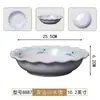 Sopera imitación porcelana de melamina tazón para servir sopa de restaurante tamaño grande tazón de mar tazón de frutas tazón grande comercial para fideos tazón para sopa de pescado con col hervida encurtida