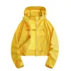 Ropa de Verano Corta de Seda de Hielo Protección Solar para Mujer UPF50+ Chaqueta Ligera Transpirable Protección Solar Ropa de Protección Solar para Exteriores