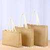 En stock Bolsa de Tela No Tejida Gruesa Popular en Internet Larga Portátil Hombro Simple Tienda de Ropa Bolsa de Compras LOGO Personalizado