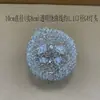 Colección de Accesorios DIY para Candelabro Portalámparas Mágico Frijol Mágico Transparente Esmerilado Cubierta de Concha Blanca Leche Bola Redonda G9 Pantalla de Lámpara de Cristal Completo
