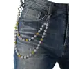 Cadena para Jeans Vaqueros de Gama Alta Hip-Hop Transfronterizo Cadena de Cintura de Diamantes de Arcilla Colorida Cadena Corporal de Cuentas Hecha a Mano de Nicho