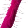 Tira de lana de imitación de pluma de pavo para puños de ropa de actuación, tira de relleno para accesorios de pijama, decoración DIY, tira de lana de color imitación avestruz