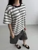 En stock y se envía inmediatamente, no hay devoluciones ni cambios por problemas que no sean de calidad. Colección de verano de liquidación de Dongdaemun, Corea, de tops de manga corta