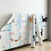 Papel pintado autoadhesivo lindo de dibujos animados, pegatinas de pared impermeables, papel pintado para el hogar, pegatinas decorativas para pared de fondo de habitación infantil, dormitorio