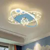 Luminária de teto para quarto nórdico, simples, luminária de teto para quarto céu estrelado de luxo leve, luminária de teto nova criativa e moderna em estilo vintage