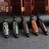 Collar de cuentas dzi de ágata de nueve ojos estilo étnico con diseño único, mismo estilo que se ve en Xiaohongshu, colgante de collar para pareja estilo Tíbet